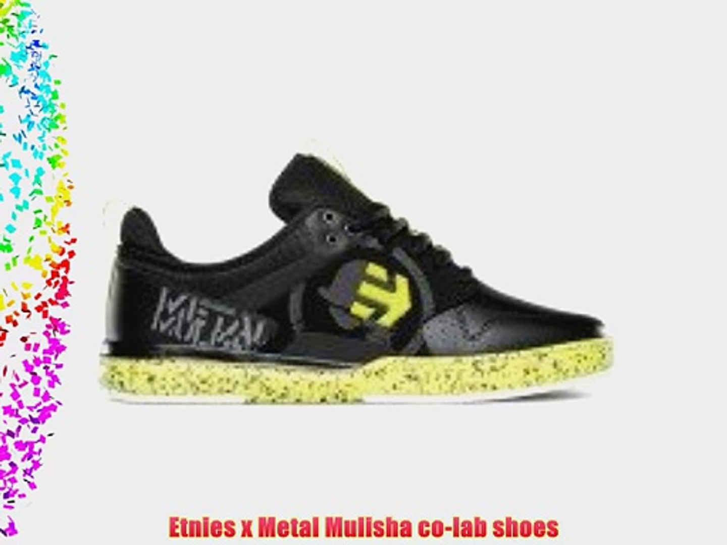 Etnies Metal Mulisha Aventa Black Shoe Uk10 Video Dailymotion