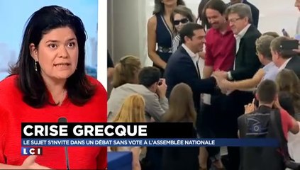 La France avec les grecs - Raquel Garrido (LCI)