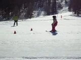 Martin au cours de ski
