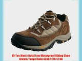 Hi-Tec Men's Natal Low Waterproof Hiking Shoe Brown/Taupe/Gold 42867-FF6 12 UK