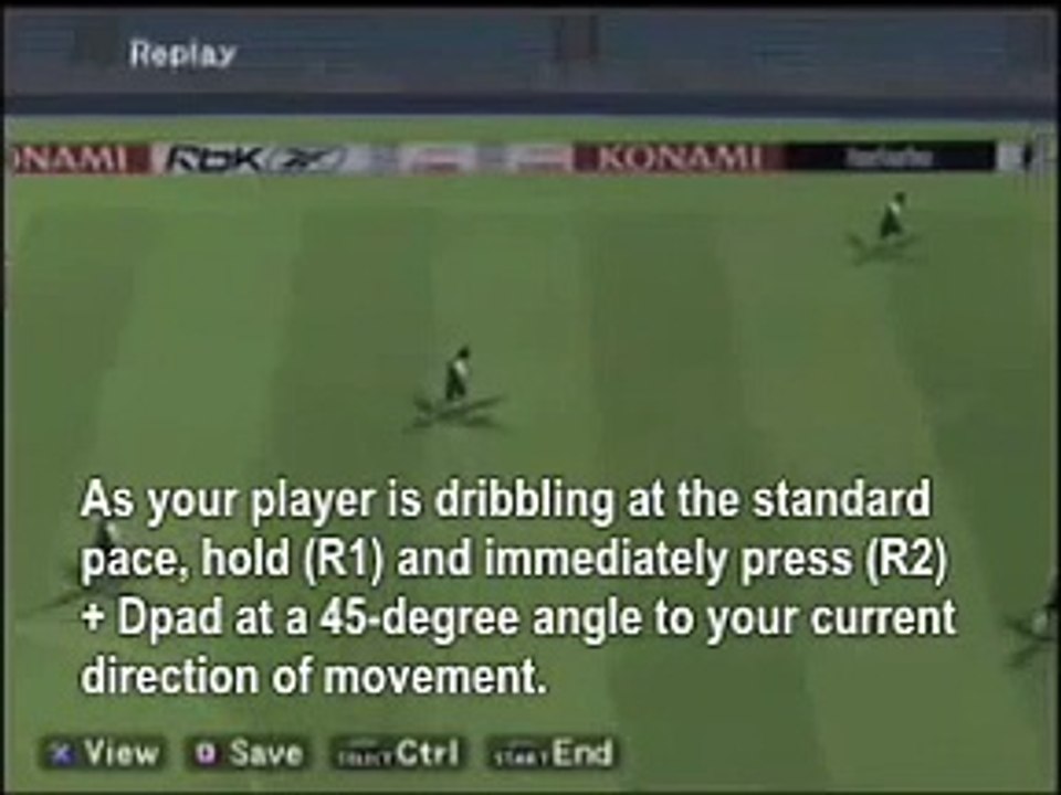 PES6 Tricks & Skills - Dribbling Moves