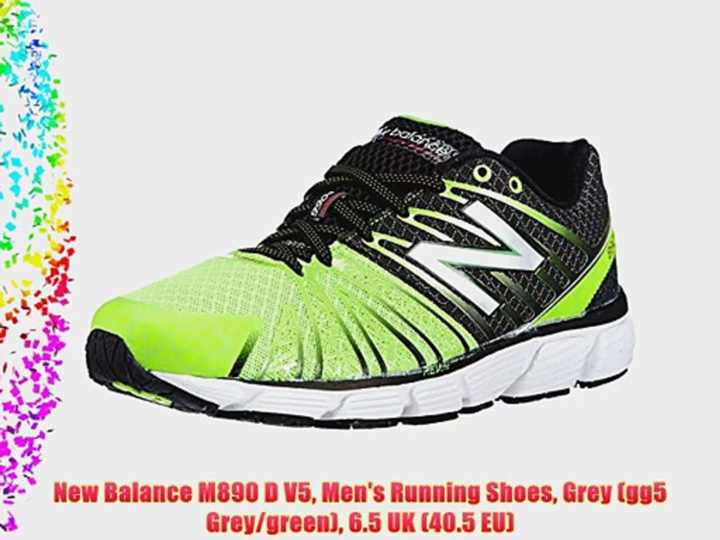 New Balance M890 D V5 Men's Running Shoes Grey (gg5 Grey/green) 6.5 UK  (40.5 EU) - video Dailymotion