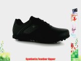 Dunlop Mens Classic Golf Shoes Full Lace Up Moulded Studs Breathable Design Black UK 7