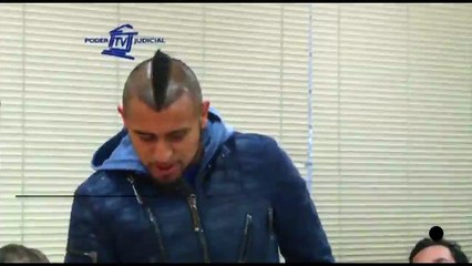 Arturo Vidal ofreció disculpas en la corte chilena