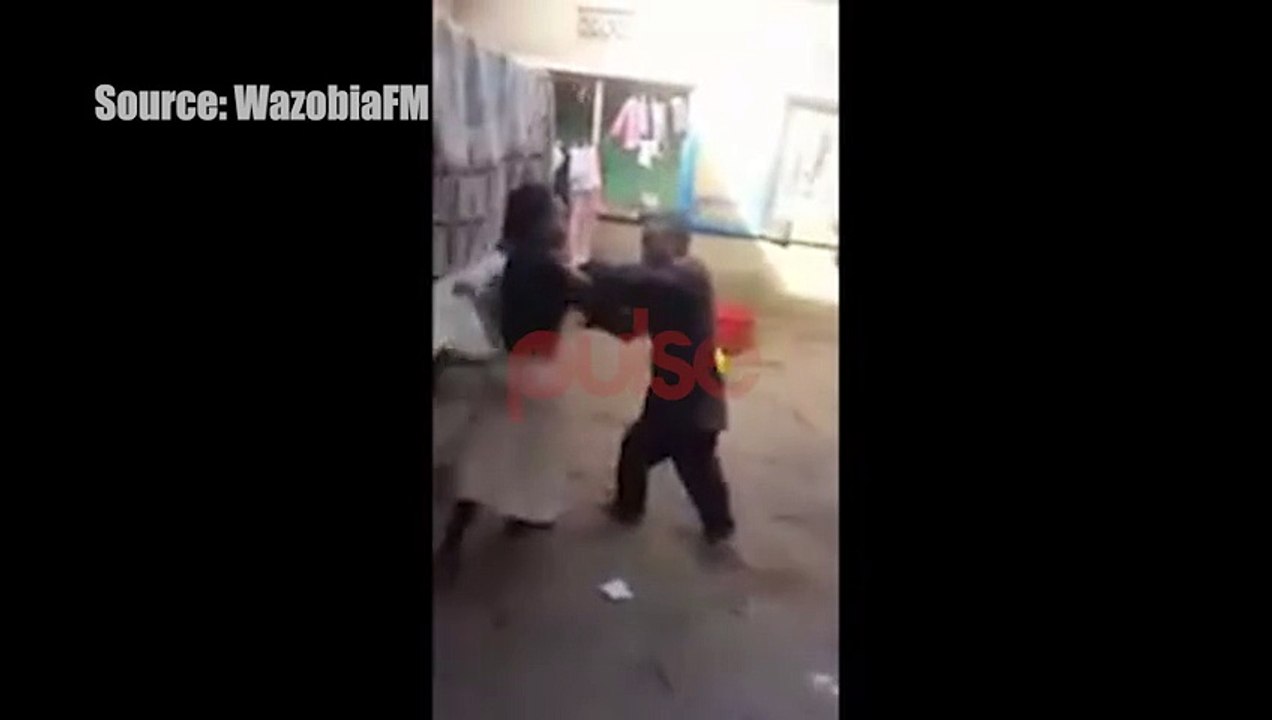Woman flies into rage, beats up husband