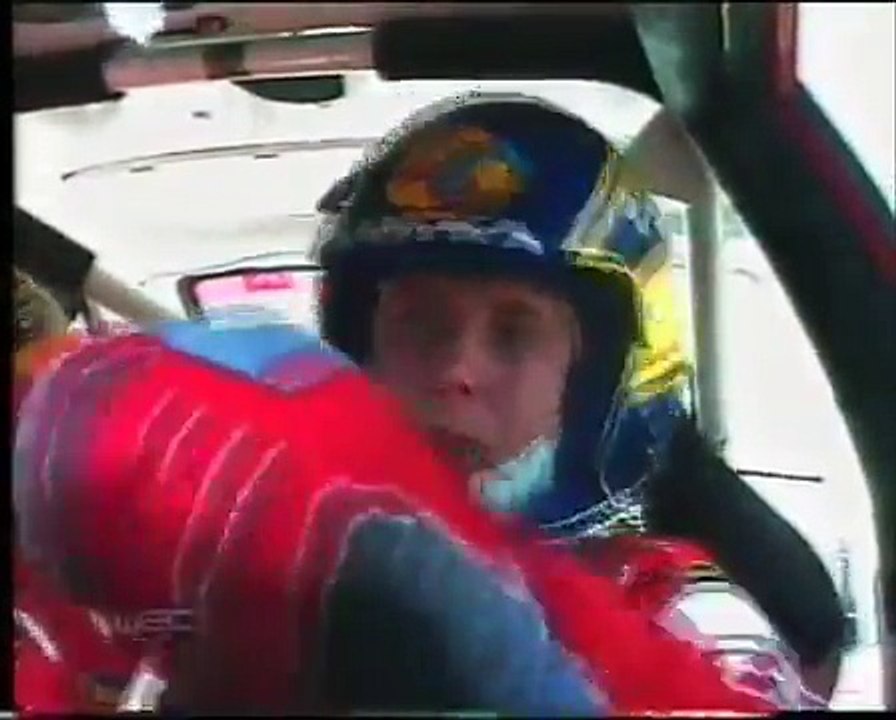 CAMERA CAR ( on board ) CRASH RALLY - AUDIO LIVE WRC 1