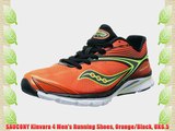SAUCONY Kinvara 4 Men's Running Shoes Orange/Black UK6.5