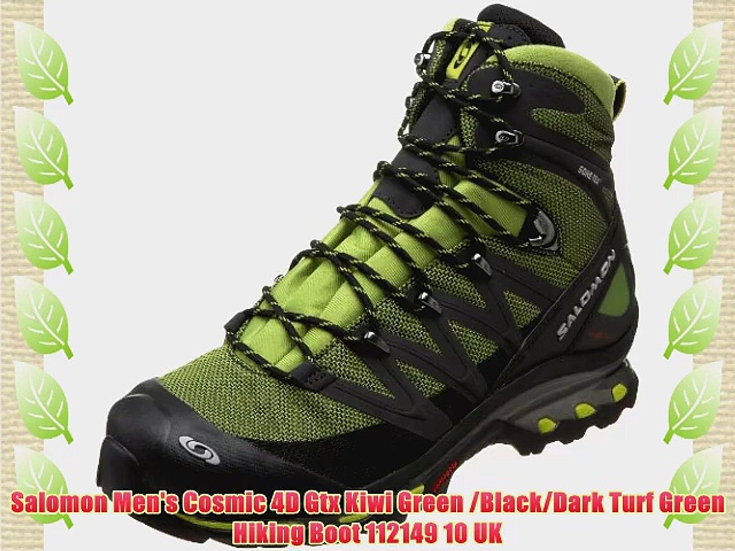 salomon cosmic 4d 2 gtx waterproof men's hiking boots black