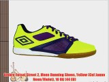 Umbro Futsal Street 2 Mens Running Shoes Yellow (Cnf Jaune Neon/Violet) 10 UK (44 EU)