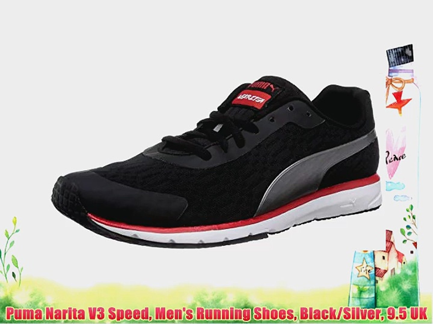 Puma Narita V3 Speed Men's Running Shoes Black/Silver 9.5 UK - video  Dailymotion