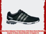 Adidas Mens Adipower TR Golf Shoes 2015 Mens Black/Metallic 12 Regular Fit Mens Black/Metallic