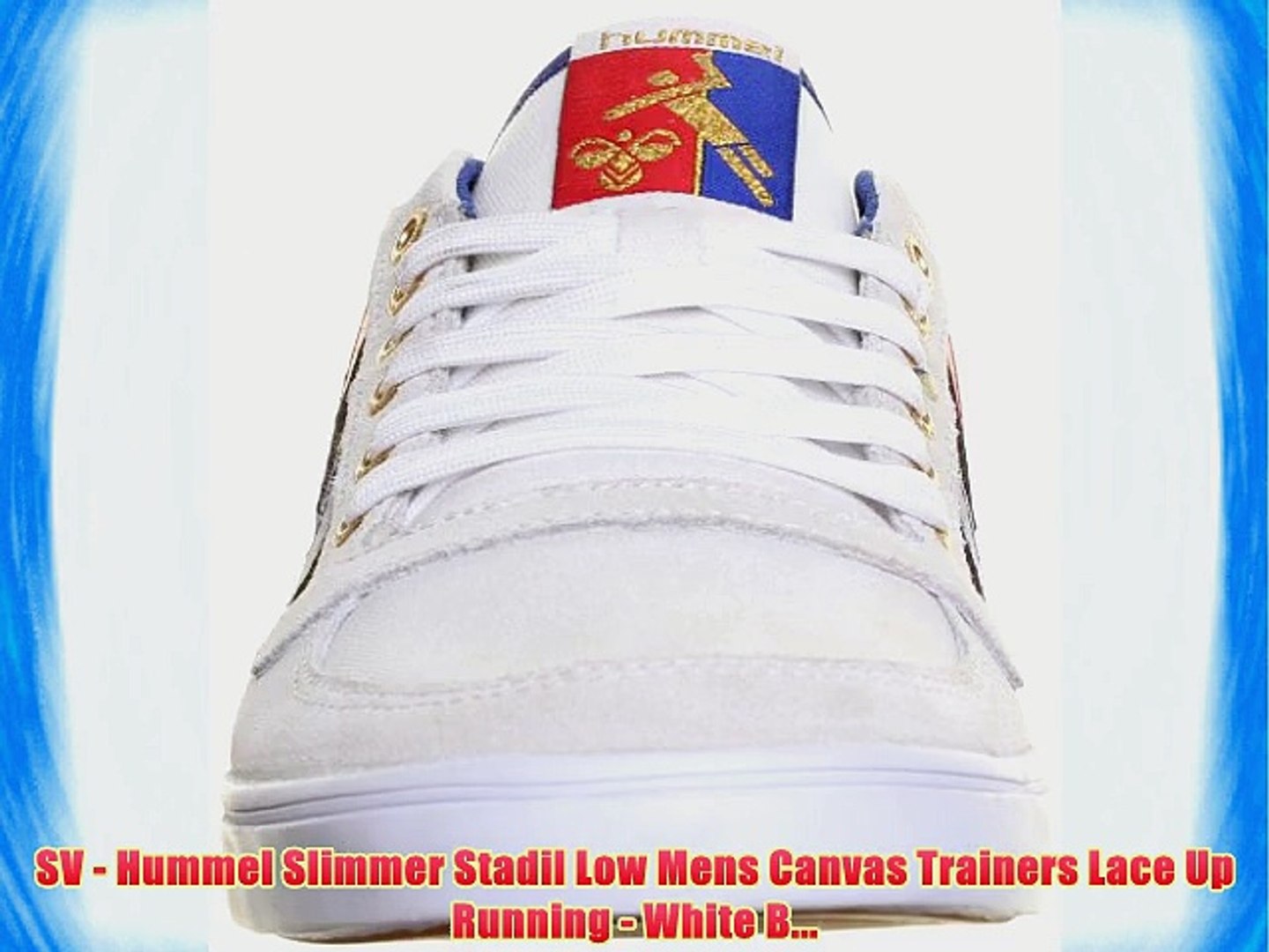 SV - Hummel Slimmer Stadil Low Mens Canvas Trainers Lace Up Running - White  B... - video dailymotion