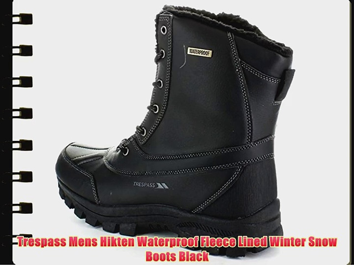 trespass mens snow boots