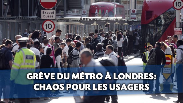 Chaos pour les Londoniens suite à la grève du métro.