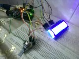 Static and moving Text display in a single LCD Arduino Radan Pathan