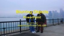 Blurring Objects in PowerPoint