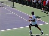 Roger Federer - Forehands from the Back Perspective