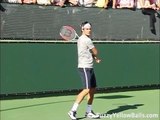Roger Federer - Forehands from the Side in Slow Motion