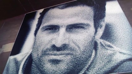 Fresque des visages Franck Cammas - Lorient La Base