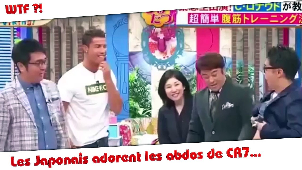Quand les Japonais hallucinent sur les abdos de CR7 !