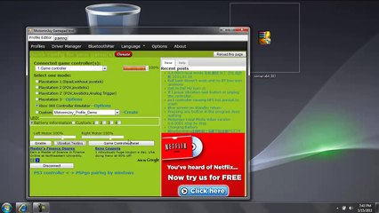 PS3 Controller PC Free Local Mode Motioninjoy 0.6.0001