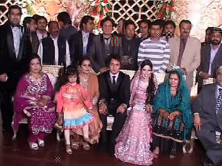 Cricketers and Reema in Abdul Qadir's Son Salman Qadir Marriage Ceremony