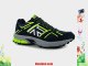 Karrimor Mens Pace Trial Running 2 Trainers Running Shoes Sport Jogging Laced Navy/Fluo Yell