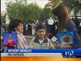 Miles de ecuatorianos cumplieron el sueño de conocer al papa Francisco