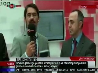 Bilişim Zirvesi 2012 Kamil Şahin TRT Türk