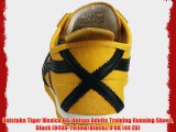 Onistuka Tiger Mexico 66 Unisex Adults Training Running Shoes Black (0490-Yellow/Black) 9 UK