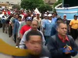 Trujillo: Trabajadores portuarios realizan marcha contra empresa chilena