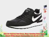 Nike Air Pegasus New Racer Men's Running Shoes Black (Black/White/Black/Neutral Grey) 9.5 UK