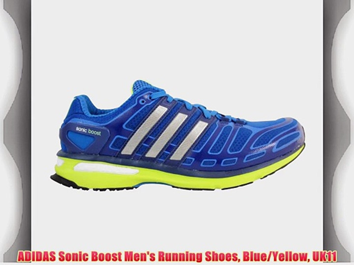 adidas sonic boost blue running shoes