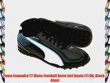 Puma Esquadra TT Mens Football Astro turf Boots (11 UK Black / Blue)
