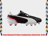 Puma Momentta FG Mens Football Boots (Black/Red 10 UK)