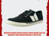 Macbeth Langley Classic Canvas Unisex Adults Low-Top Sneakers Black (Black/Cement) 9 UK (43
