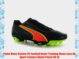 Puma Mens Kratero FG Football Boots Training Shoes Lace Up Sport Trainers Black/Peach UK 10