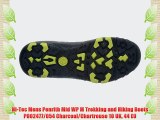 Hi-Tec Mens Penrith Mid WP M Trekking and Hiking Boots P002477/054 Charcoal/Chartreuse 10 UK