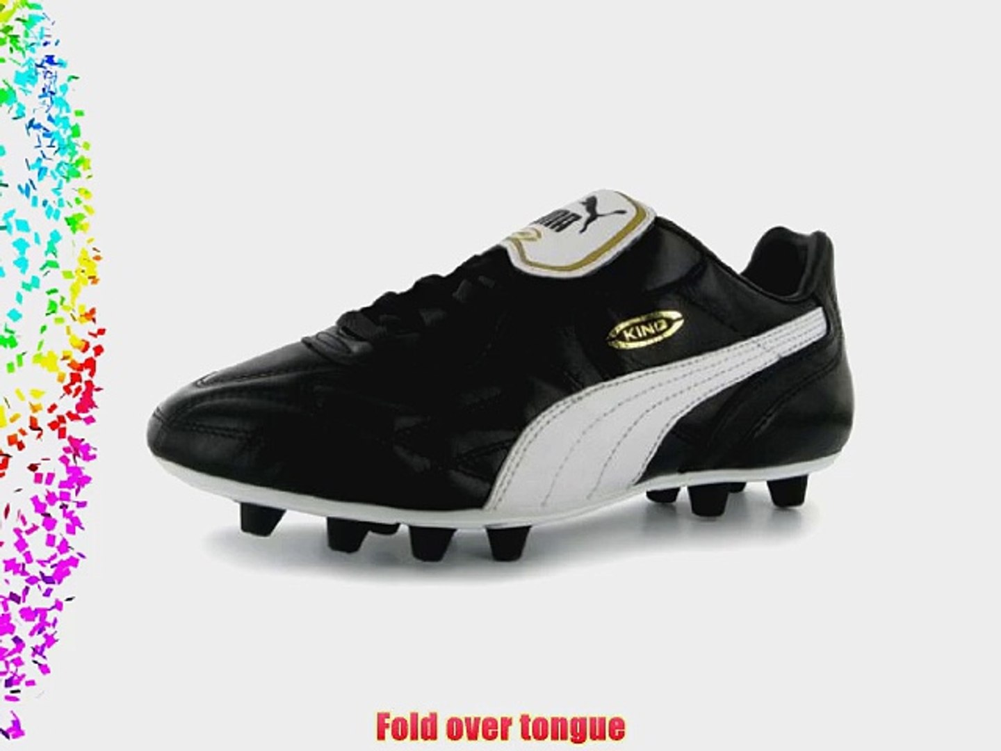 Puma King Top Di Fg Mens Football Boots Black White 12 Uk Uk