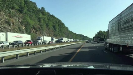 Driver captures 10 miles of traffic in Virginia