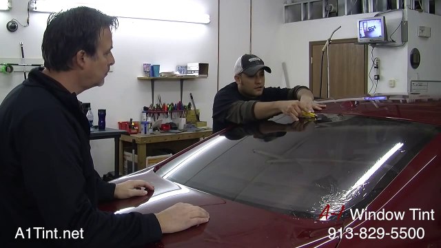 Window Tinting (DIY: How to tint auto back glass)