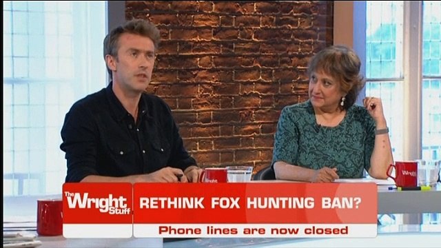 Channel 5_ The Wright Stuff 9Jul15 on rethink fox hunting ban