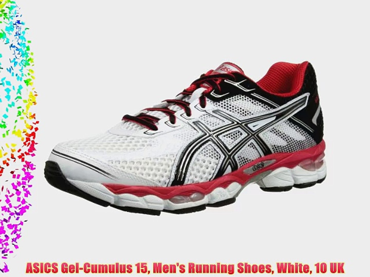 ASICS Gel-Cumulus 15 Men's Running Shoes White 10 UK - video dailymotion