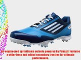 Adidas Golf Adizero One Shoes in Solar Blue/White/Tribe Blue 8