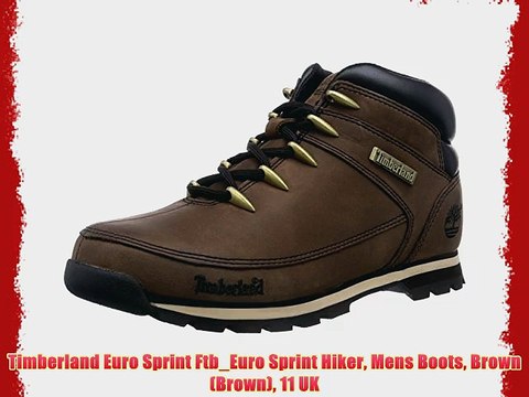 Timberland Euro Sprint Ftb_Euro Sprint Hiker Mens Boots Brown (Brown) 11 UK