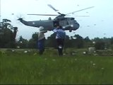 Australian Sea King and 2RAR soldiers in the Solomon Islands