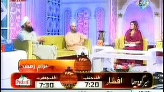 Pir Ali Raza Bukhari Alsaifi on Koh-e-noor TV  Ifatr Transmission 28-6-2015
