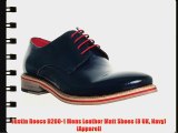 Justin Reece D200-1 Mens Leather Matt Shoes (8 UK Navy) [Apparel]