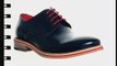 Justin Reece D200-1 Mens Leather Matt Shoes (8 UK Navy) [Apparel]