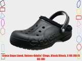 Crocs Baya Lined Unisex-Adults' Clogs Black/Black 5 UK (M)/6 UK (W)